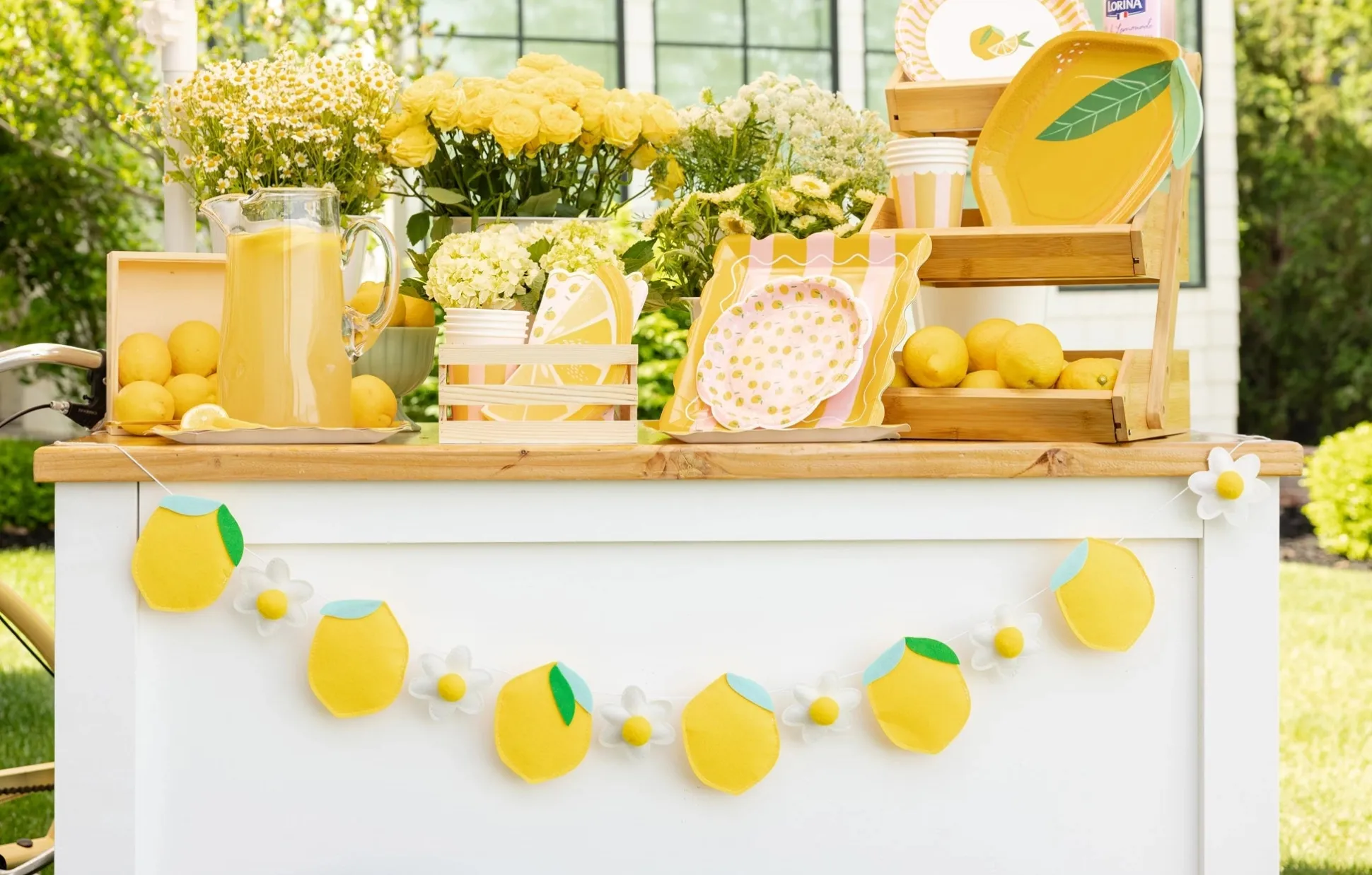 Felt Lemon Banner 6ft