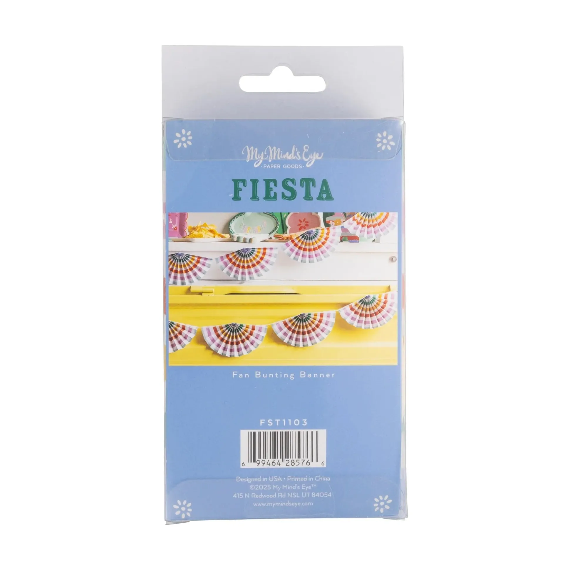 Fiesta Fan Bunting Banner 7ft