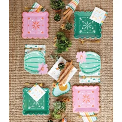 Fiesta Papel Dinner Plates 8ct