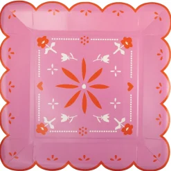Fiesta Papel Dinner Plates 8ct