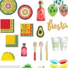 Fiesta Time Paper Dessert Plates 8ct
