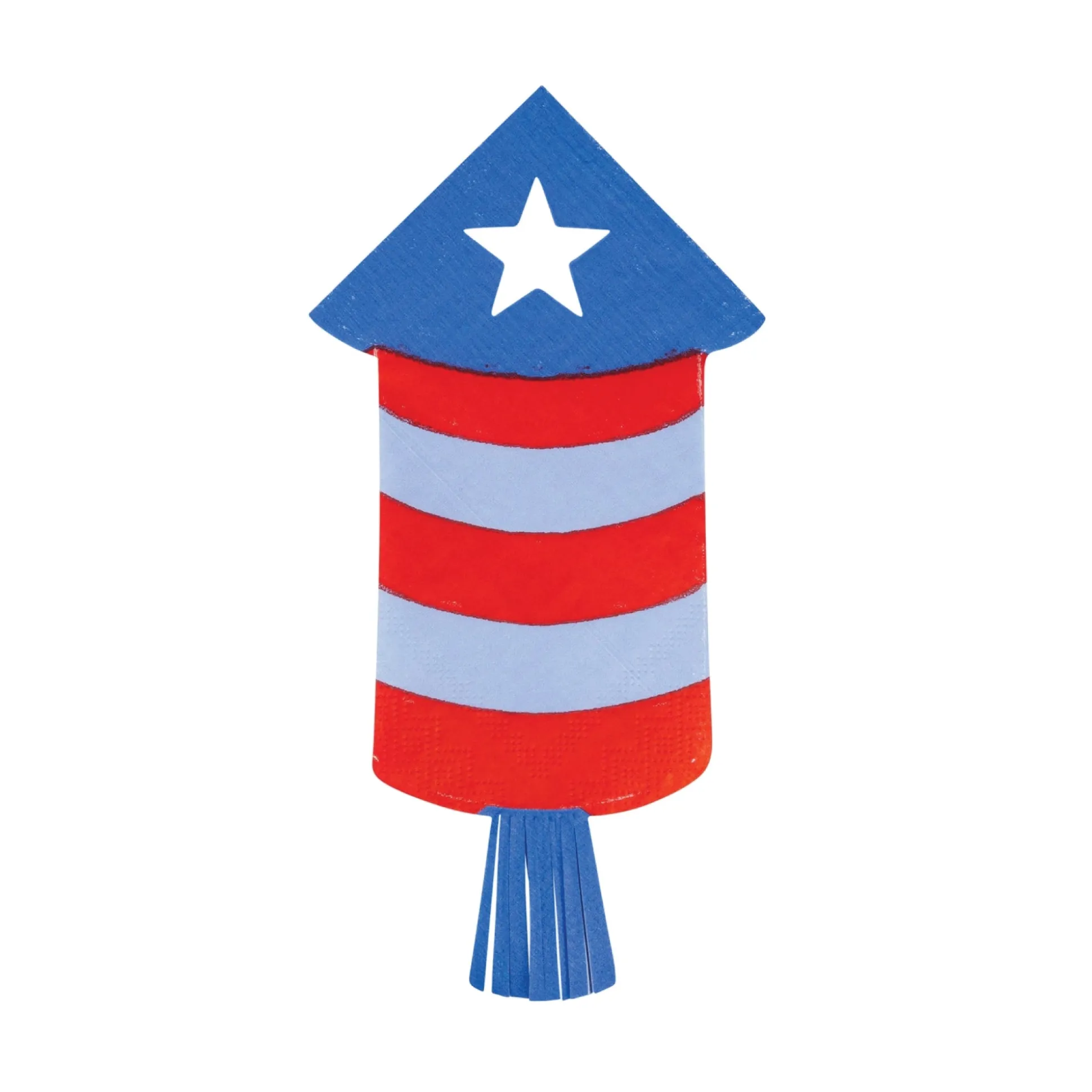 Firecracker Shaped Paper Lunch Napkins 24ct