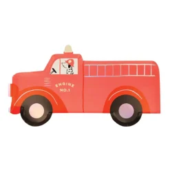 Fire Truck Lunch Plates 8ct