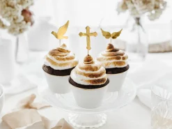 First Communion Cupcake Toppers 6ct