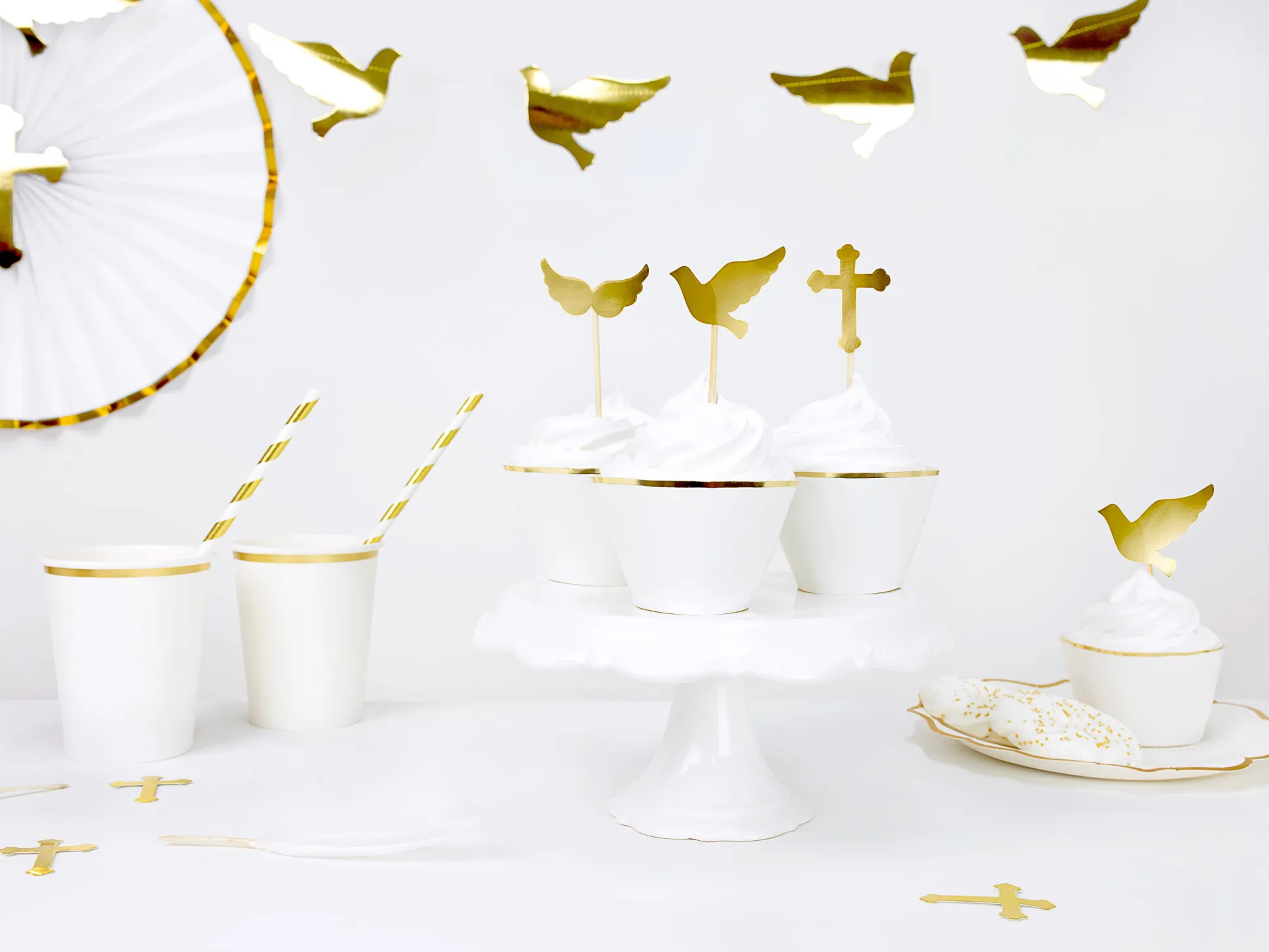 First Communion Cupcake Toppers 6ct