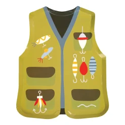 Fishing Vest Lunch Plates 8ct
