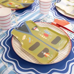 Fishing Vest Lunch Plates 8ct
