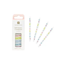 Floral Birthday Candles 16ct
