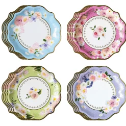 Floral Tea Party Assorted Lunch Plates 16ct