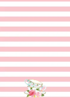 Floral Tea Party Invitation