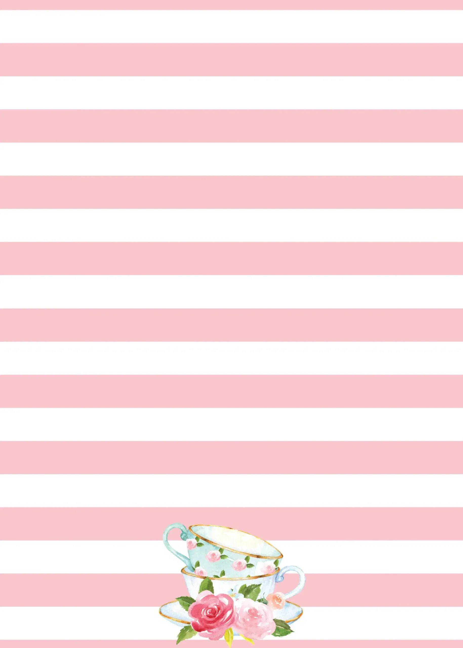 Floral Tea Party Invitation