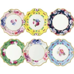Floral Tea Party Plates Assortment 12ct