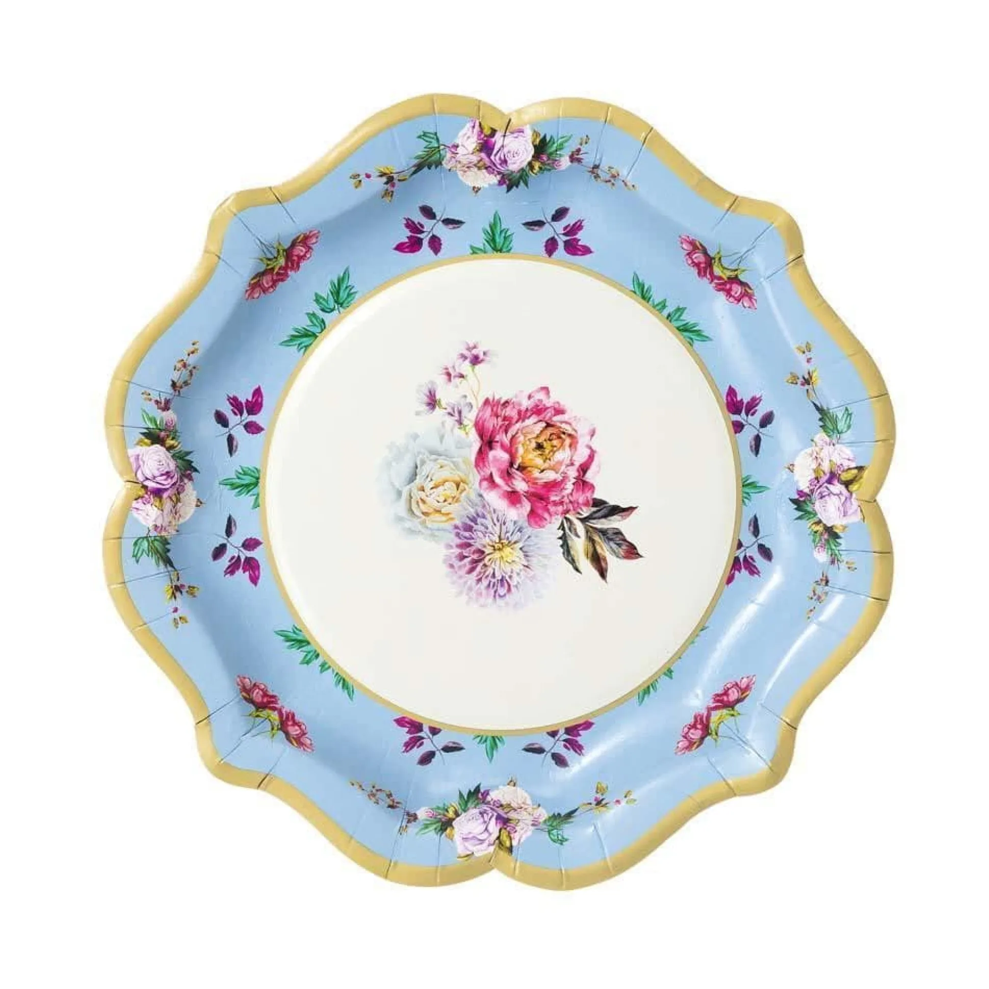 Floral Tea Party Plates Assortment 12ct