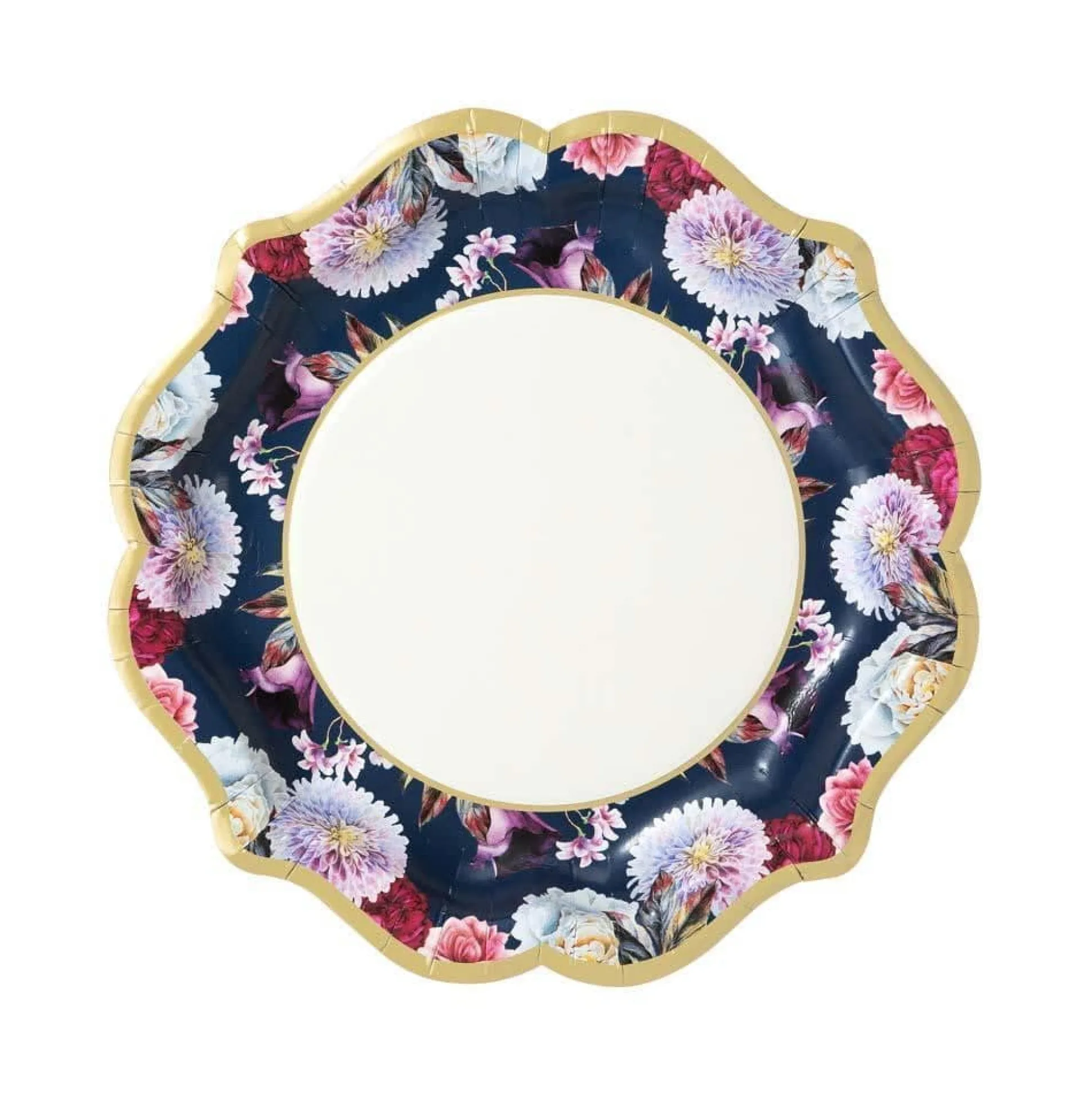 Floral Tea Party Plates Assortment 12ct