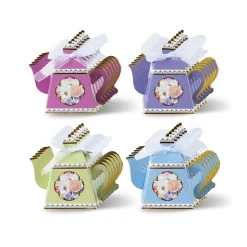 Floral Tea Time Assorted Favor Boxes 24ct