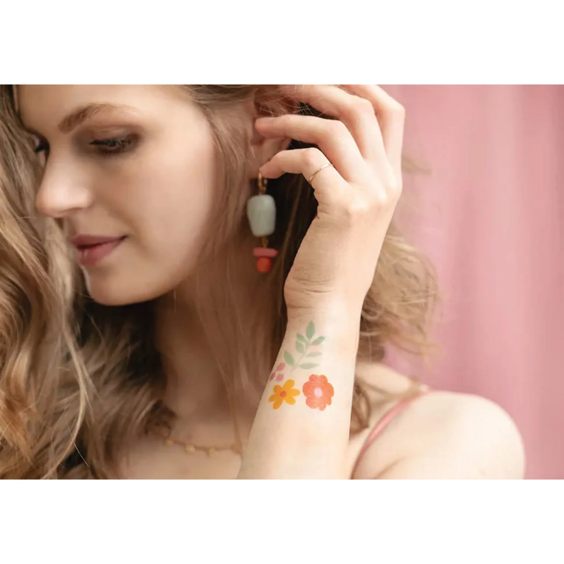 Floral Temporary Tattoos 19ct