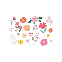 Floral Temporary Tattoos 19ct