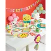 Flower Power Paper Fan Decorations 3ct