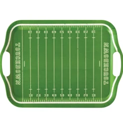 Football Field Bamboo Serving Tray