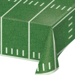 Football Field Plastic Table Cover