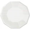 Frenchie Blush Pink Striped Lunch Plates 8ct