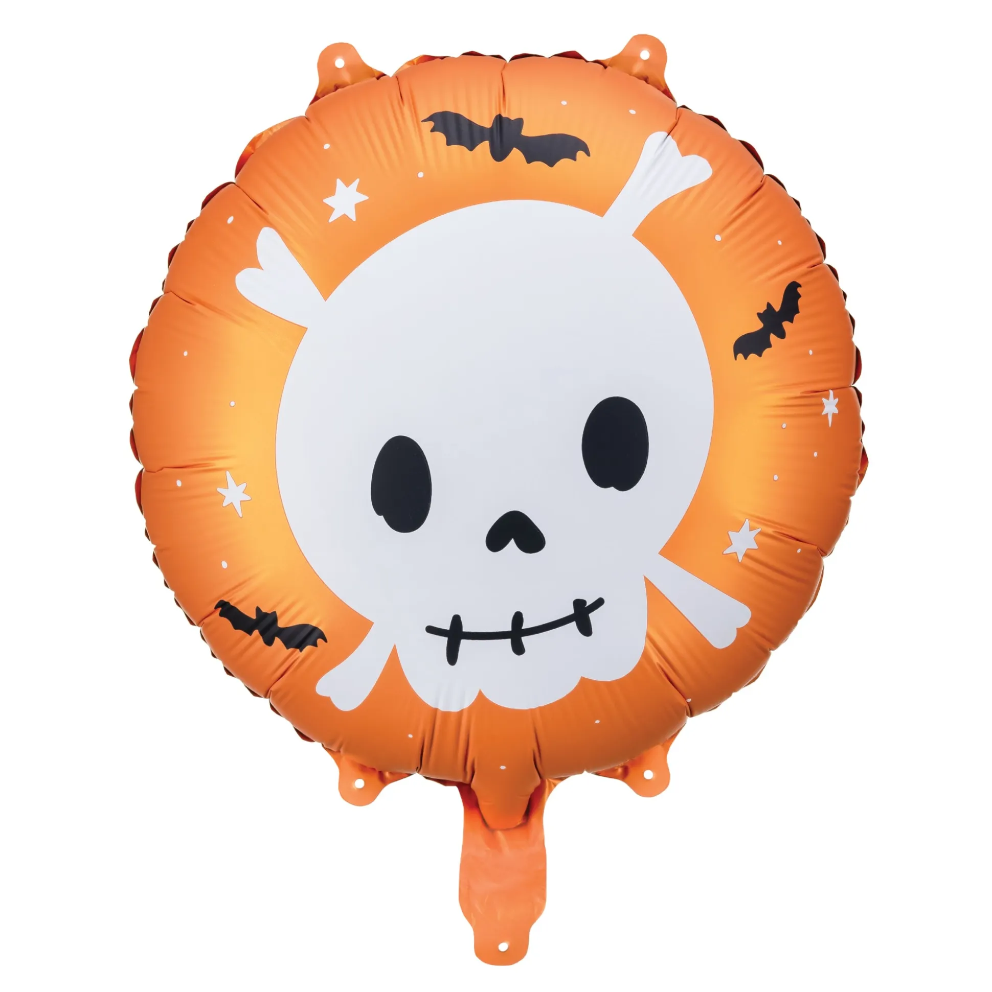 Friendly Halloween Skull Round Foil Balloon 14"