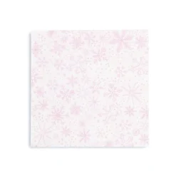 Frosted Iridescent Snowflake Lunch Napkins 16ct