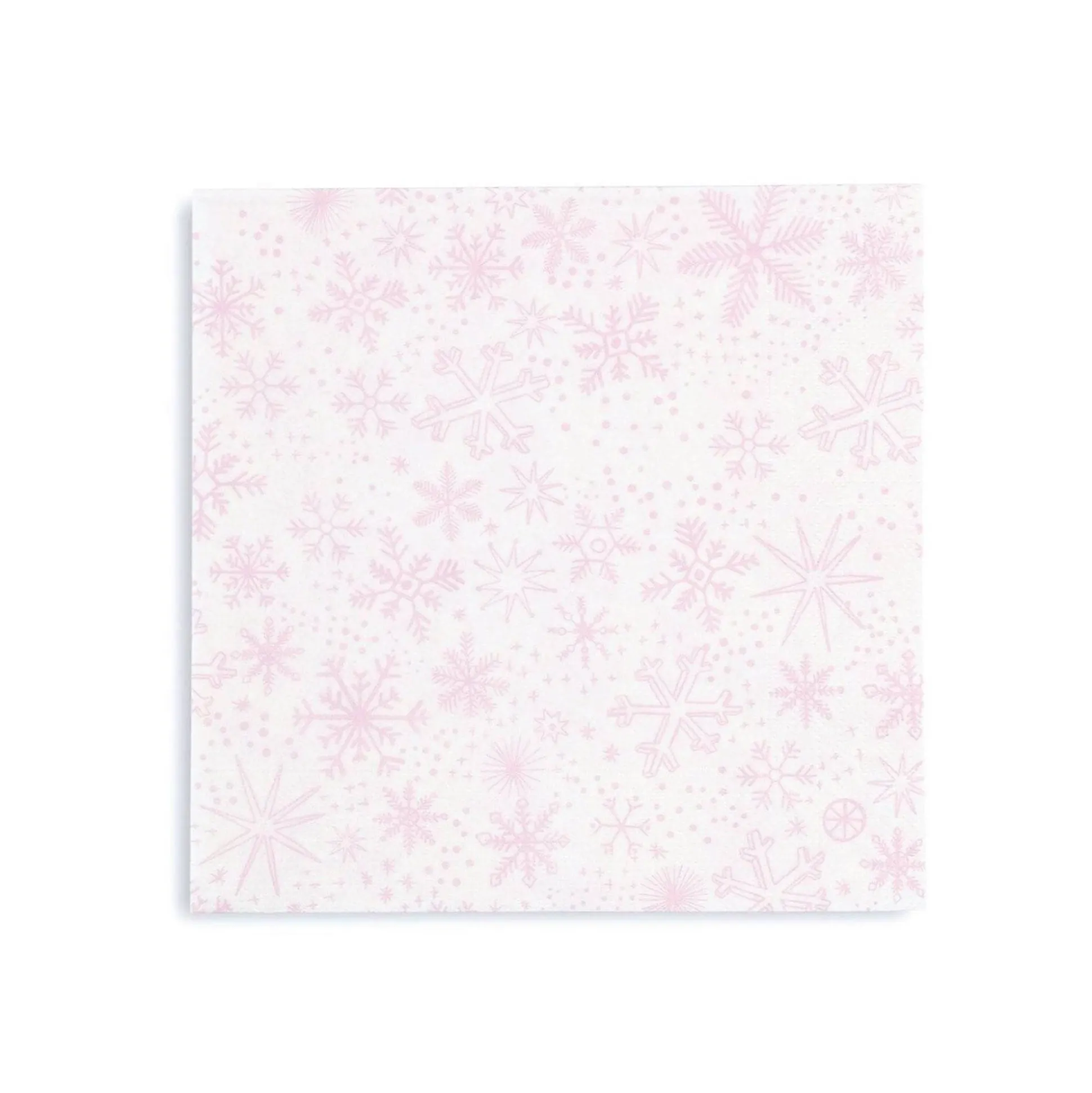 Frosted Iridescent Snowflake Lunch Napkins 16ct