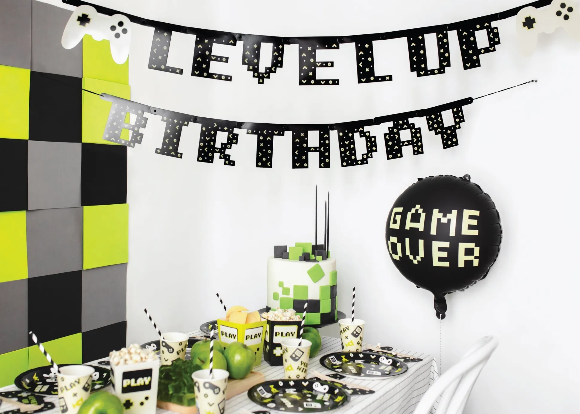 Game Over Foil Balloon 14in
