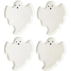 Ghost Bamboo Dessert Plates 4ct