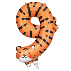 Giant Animals Number Balloon 1-9