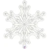 Giant Clear Snowflake Winter Balloon 31"