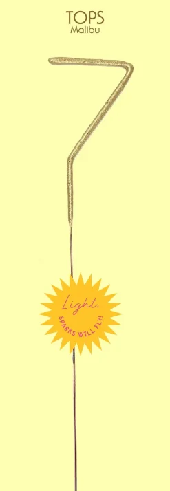 Giant Gold Number Sparkler 0-9