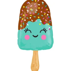 Giant Happy Ice Cream Bar Balloon 35in