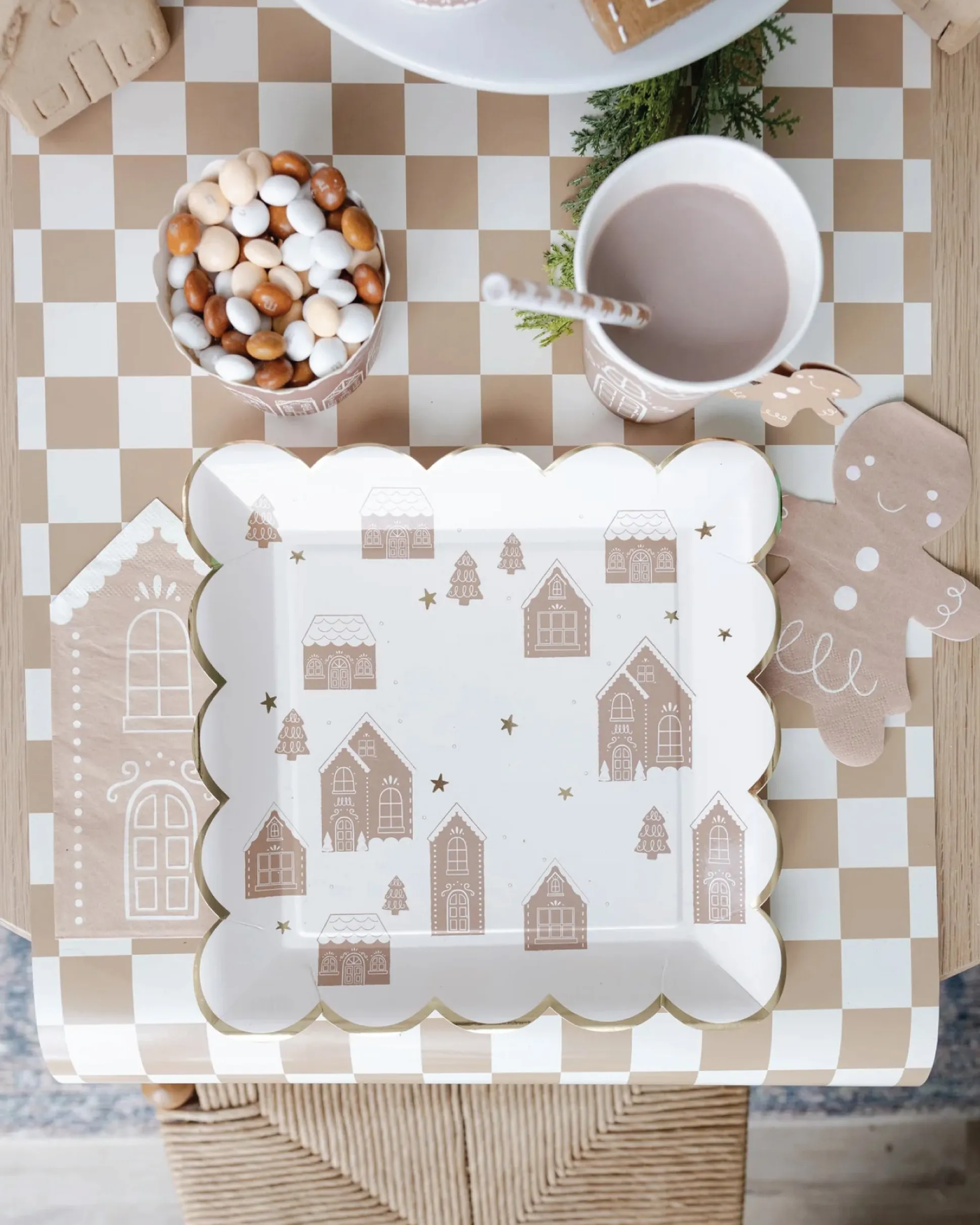 Gingerbread Girl Dessert Napkins 24ct