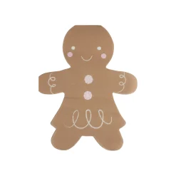 Gingerbread Girl Dessert Napkins 24ct