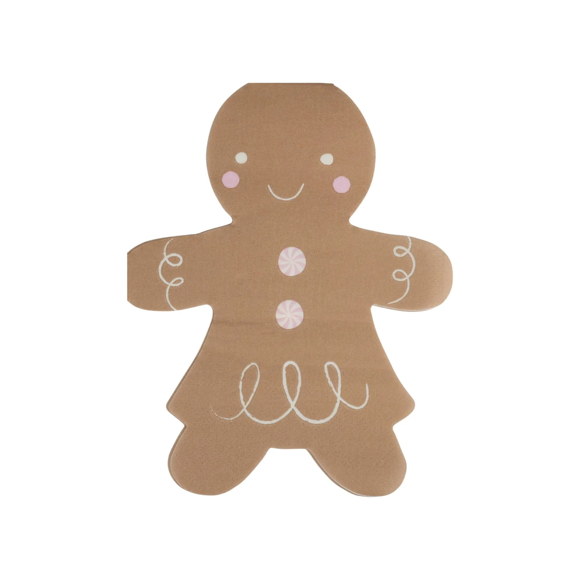 Gingerbread Girl Dessert Napkins 24ct