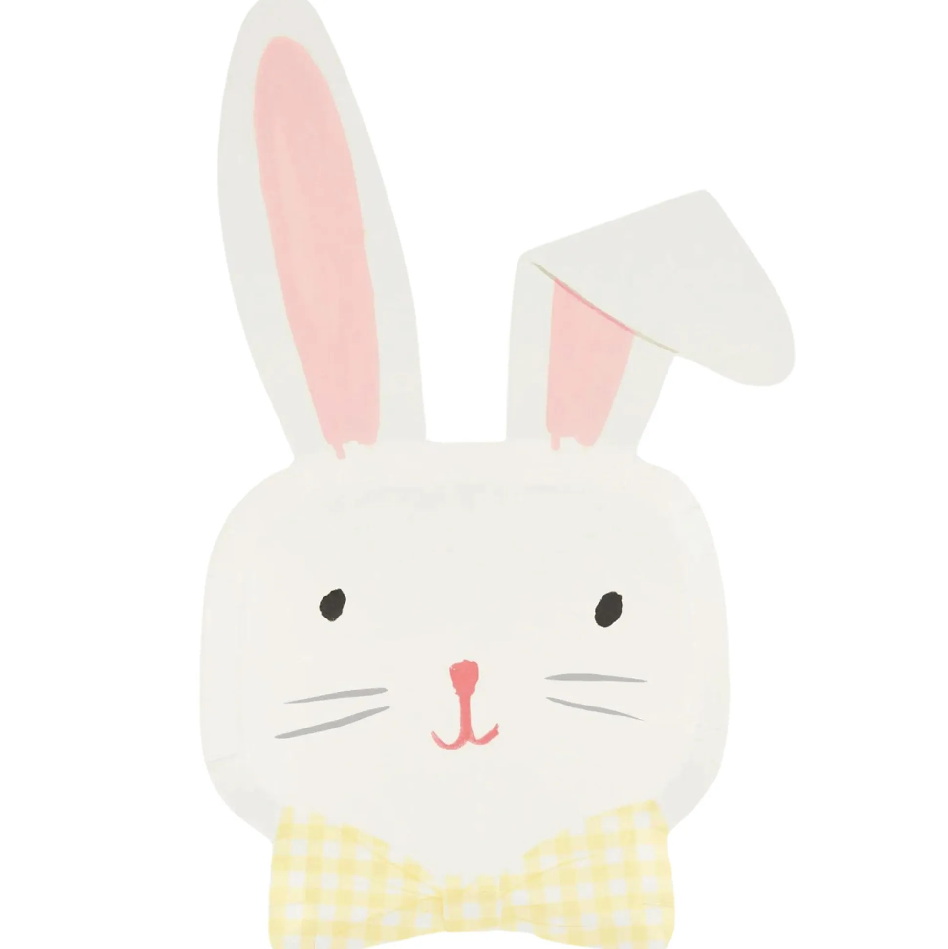 Gingham Easter Bunny Lunch Plates 8ct