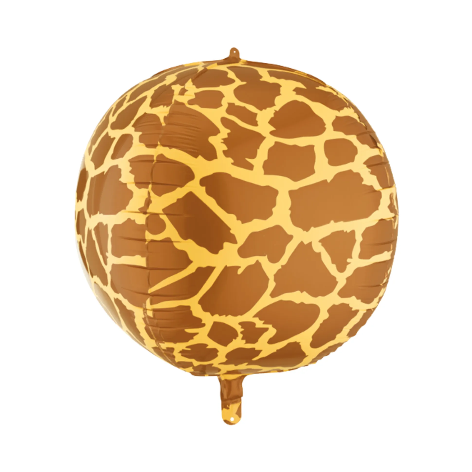 Giraffe Print Round Foil Balloon 19.7in