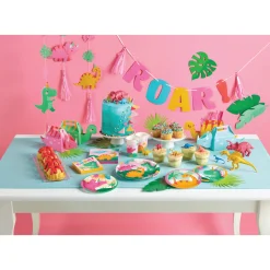 Girl Dinosaur Paper Cups 8ct