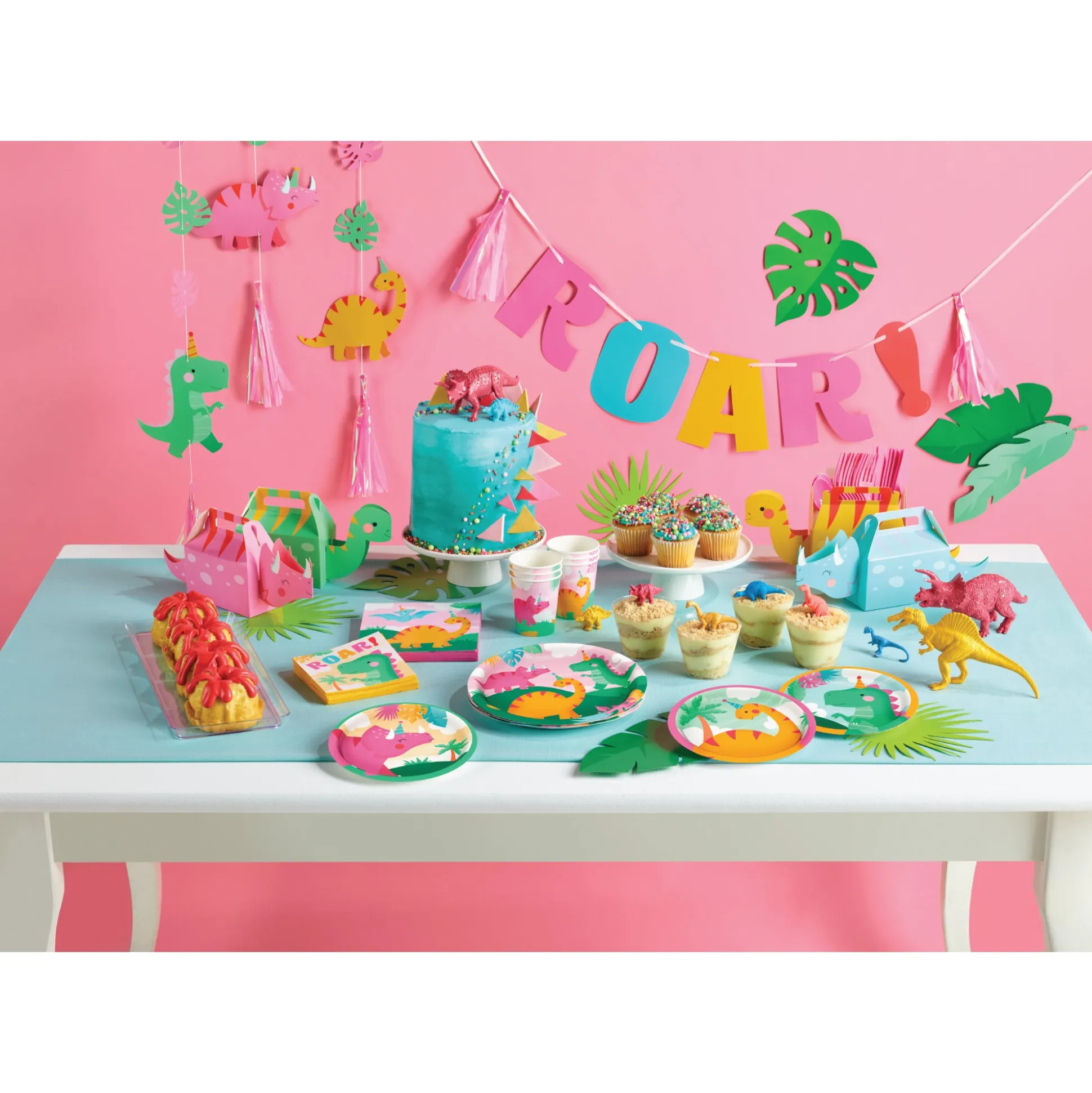 Girl Dinosaur Paper Cups 8ct