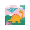 Girl Dinosaur Party Lunch Napkins 16ct