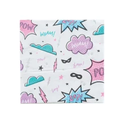 Girl Superhero Lunch Napkins 16ct