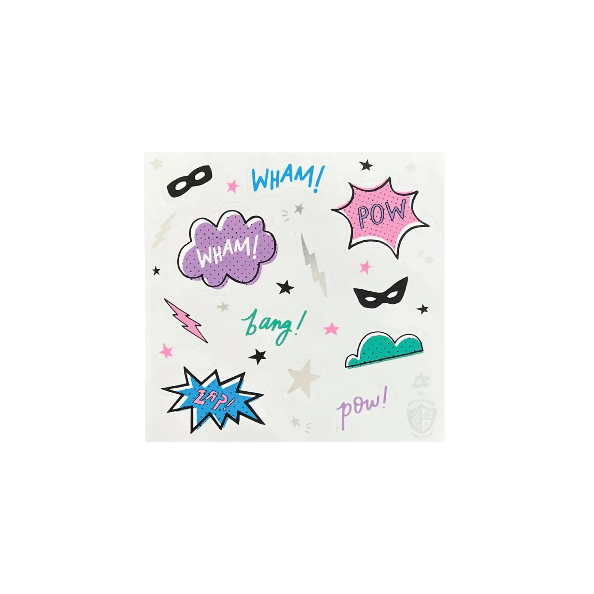 Girl Superhero Stickers Sheets 4ct
