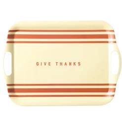 Give Thanks Fall Bamboo Serving Tray