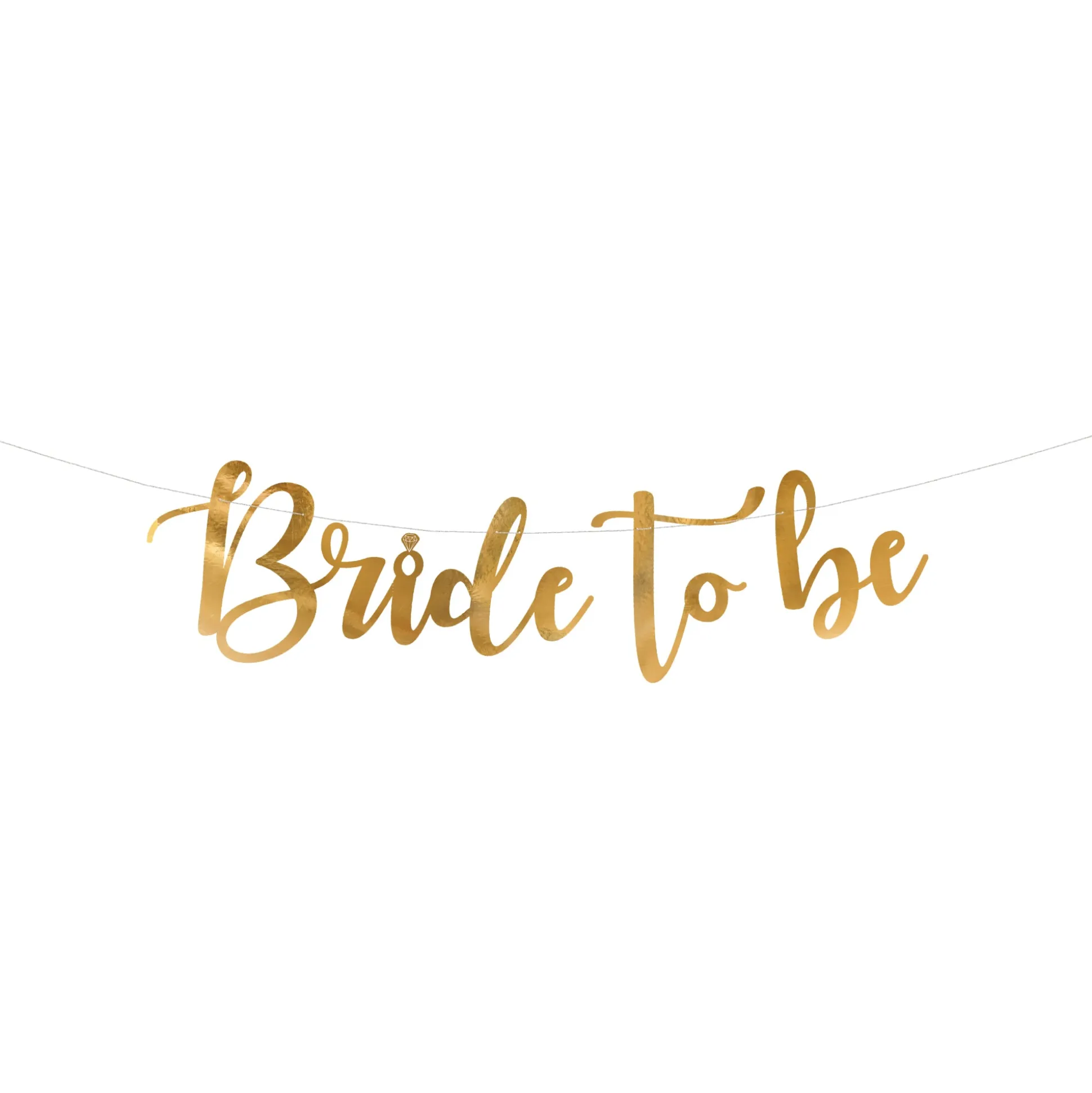 Gold Bride to be Banner 2.5ft