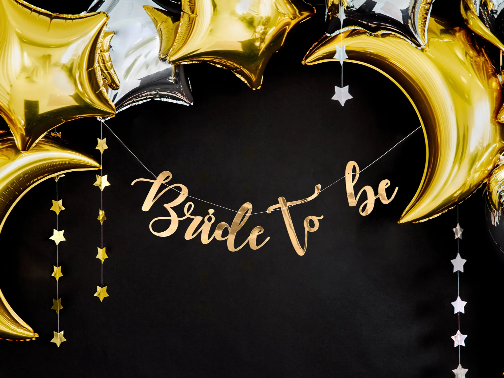 Gold Bride to be Banner 2.5ft