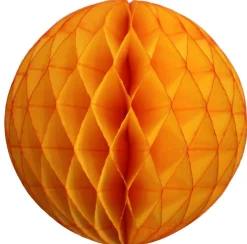 Golden Yellow Honeycomb Tissue Ball