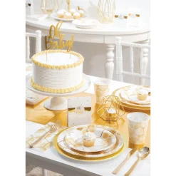 Gold Honeycomb Bee Guest Towels 16ct