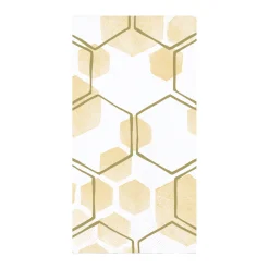 Gold Honeycomb Bee Guest Towels 16ct